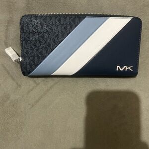 Michael Kors Tri-Color Zip Wallet